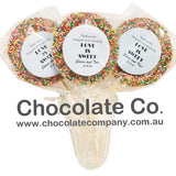 Personalised Giant Freckle Lollipops