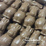 Easter Chocolate Bunnies - Little Flat Backed - 20g