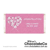 Pinwheel Heart - Personalised Chocolate Bars