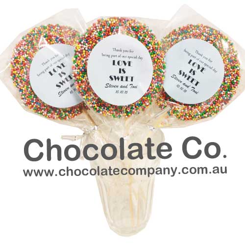 Personalised Giant Freckle Lollipops
