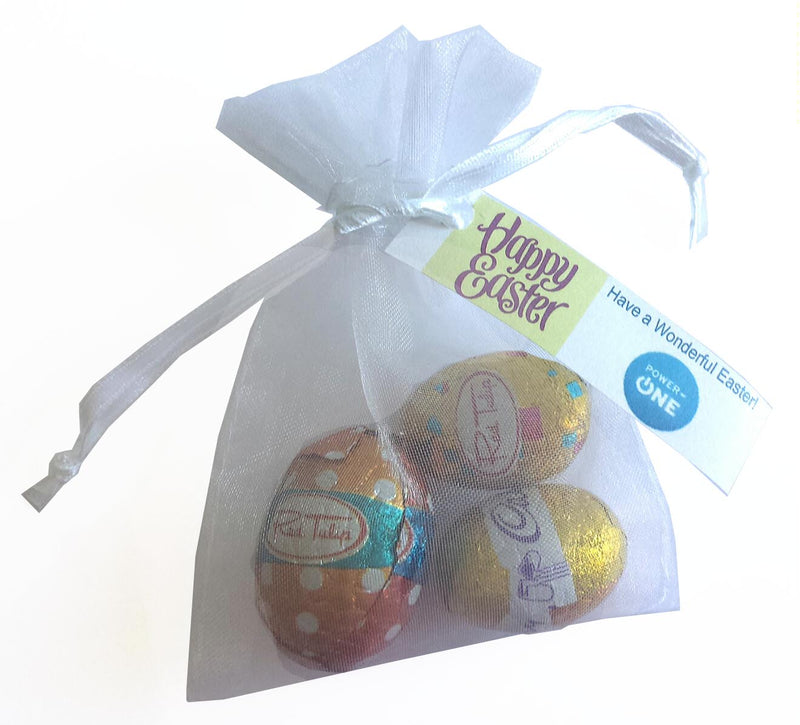 Organza Bag Gift with Easter Eggs - Cadbury  Eggs 6.6g