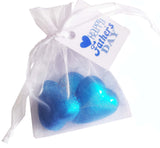 Fathers Day Organza Bags Gift with Chocolate Hearts