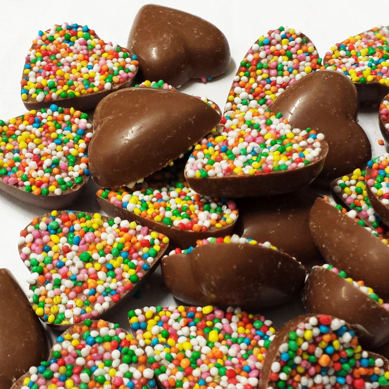Milk Chocolate Freckle Hearts