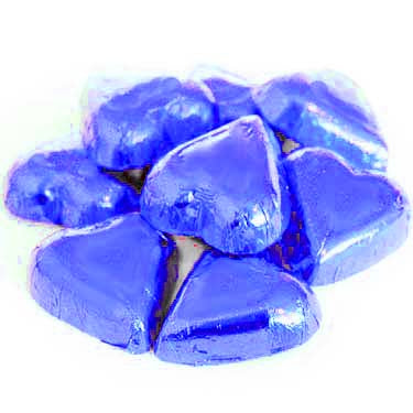 Chocolate Hearts - Dark Blue