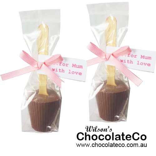 Personalised Hot Chocolate Spoons - Gift Including ribbon and tag