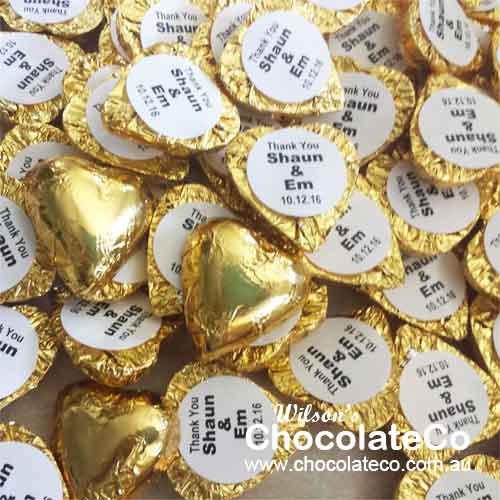 Personalised Chocolate Hearts